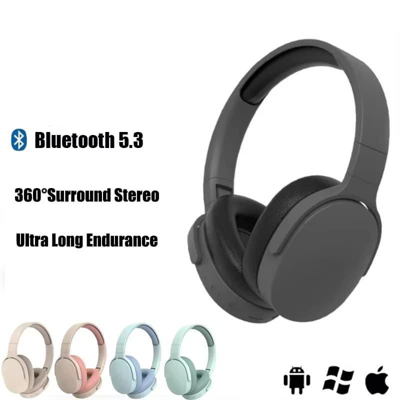 Bs962 Wireless Headphones Bluetooth 5.3 Earphone for Samsung iPhone Stereo Hifi Headset Gaming Earbuds with Mic 2025 New
