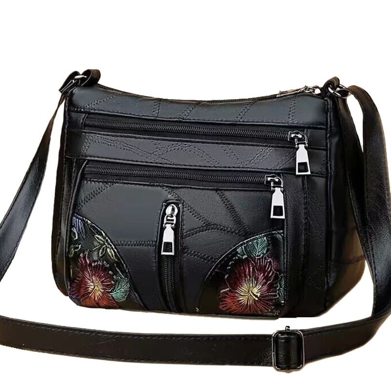 Soft texture women's handbag, new style, women's bag, large capacity, versatile women's briefcase [The zipper direction is rando