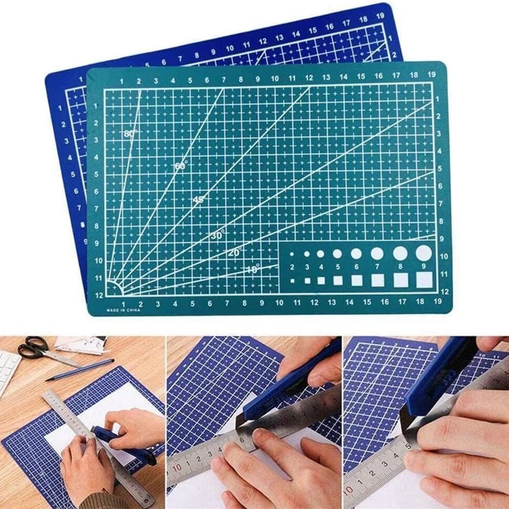 1pc A5 Cutting Pad, Thickness 0.9mm, Cutting Mat, Educational Tool, Art Carving Knife Boards Plastic Pad, Clay Cutting Board