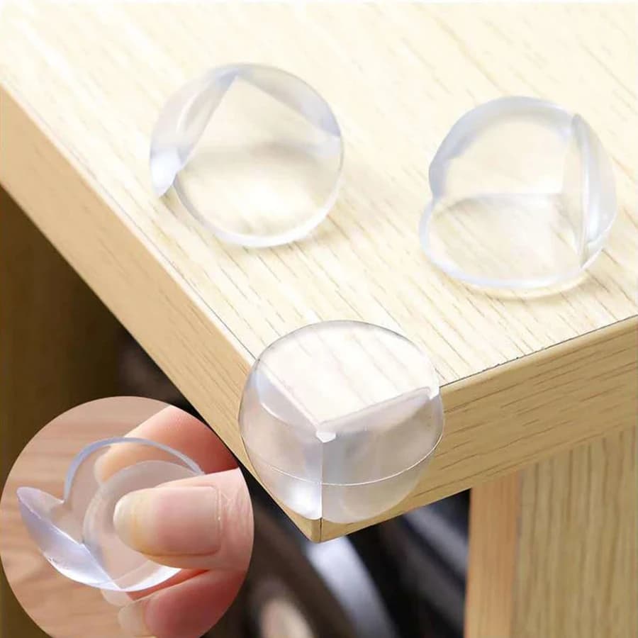 12Pcs Child Baby Safety PVC Protector Table Corner Edge Protection Cover Anticollision Edge & Guards 