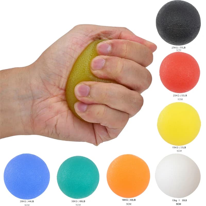 Finger Trainer Hand Grip Egg Gripping Ball Gym Fitness Home Exercise Equipment Antistress Handgrip Expander Muscle Strengthener
