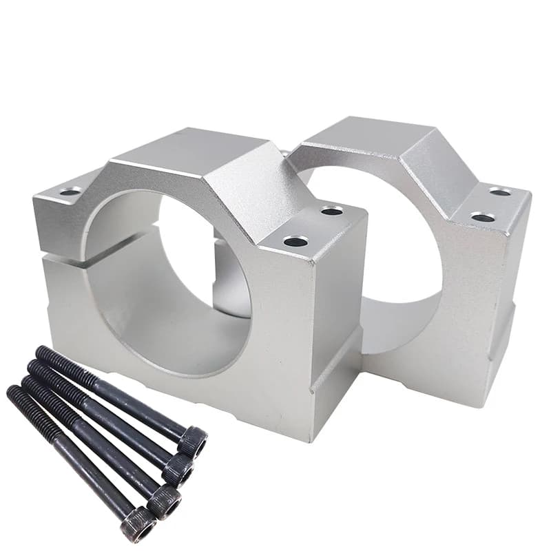 60mm 65mm Racket Base Seat Electric spindle fixing seat Fixing Base Fixed Seat Metal Alloy Bracket