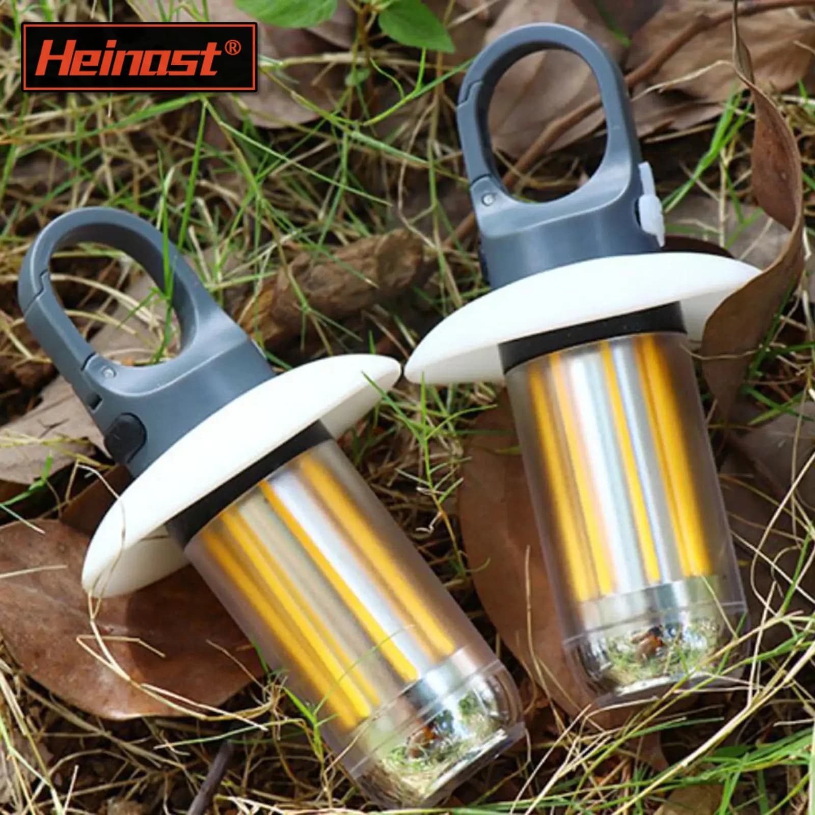 Heinast Camping Light Lightweight Handheld Torch 5 Lighting Modes Rechargeable Tent Lamp for Patio Climbing 8 Light Filaments