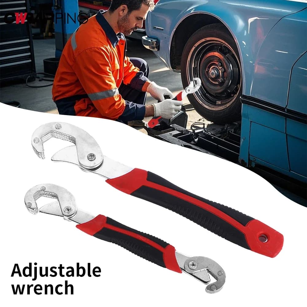 Multifunctional Wrench Spline Bolt Adjustable Portable Torque Ratchet Oil Filter Repair Pipe Wrench for Home Kitchen Car Tools