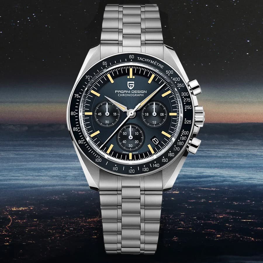 2025 New PAGANI DESIGN Tribute to CK2998 Moon Watch Retro Luxury Quartz Watches For Men Stainless steel Sport Chronograph Man