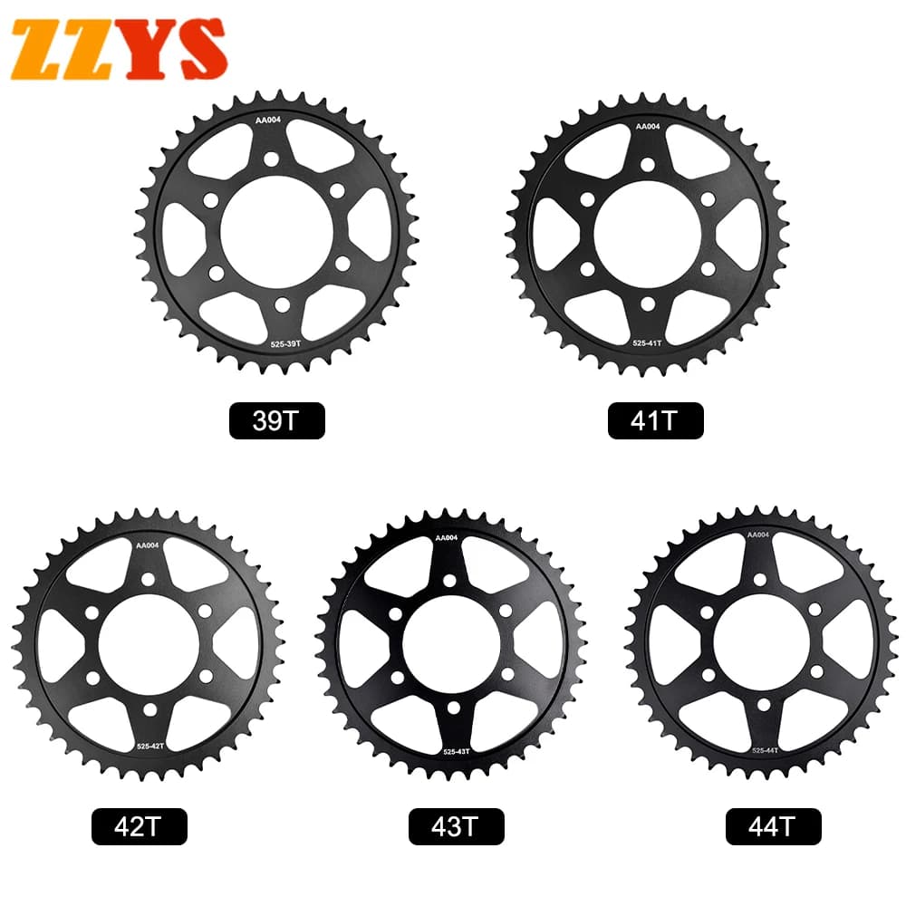 1pc 525 39T 41T 42T 43T 44T Rear Sprocket Gear Wheel Cam For Kawasaki ZX-10R ZX10R ZX 10R Ninja 1002 ABS ZX1002 ZX1002E ZX1002F