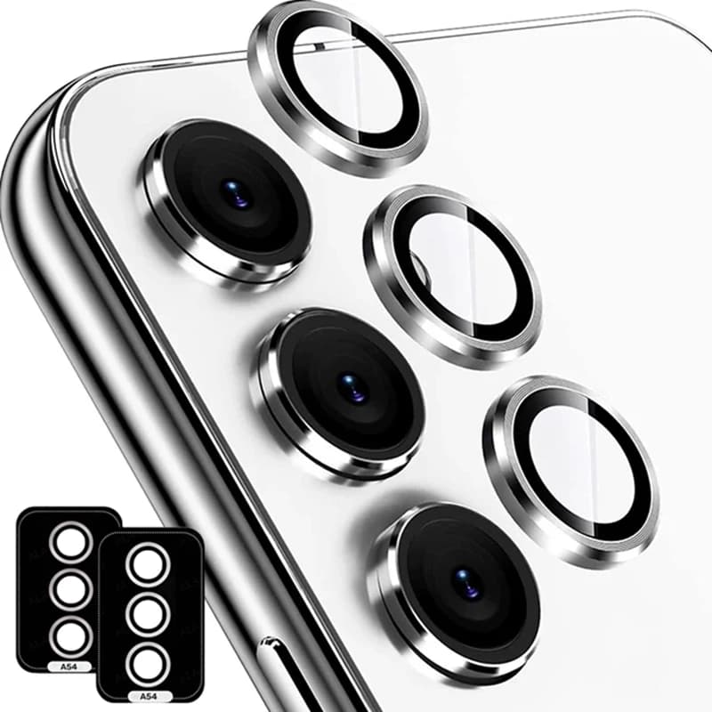 Camera Lens Ring Protectore for Samsung A54 A14 A34 S24 S23 Plus 5G FE Protective Tempered Glass Metal Case Cap