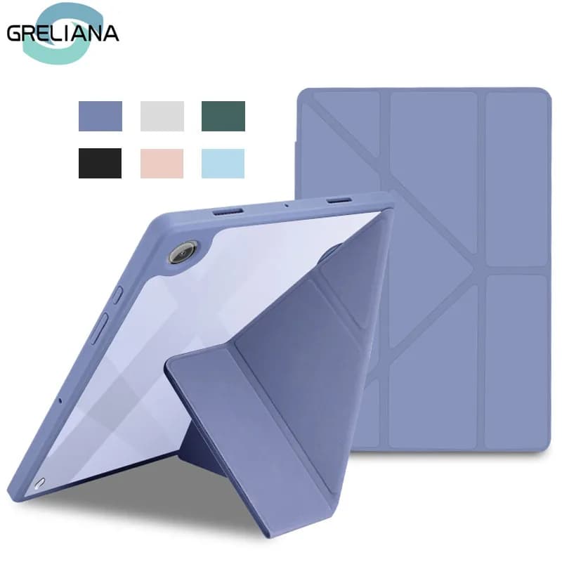 Multi-fold Smart Cover For Samsung Tab A8 10.5 Case Galaxy Tab S10 S9 S7 FE A9 Plus 10.9 13.1 12.4 S8 S7 11 S6 lite 10.4 Funda