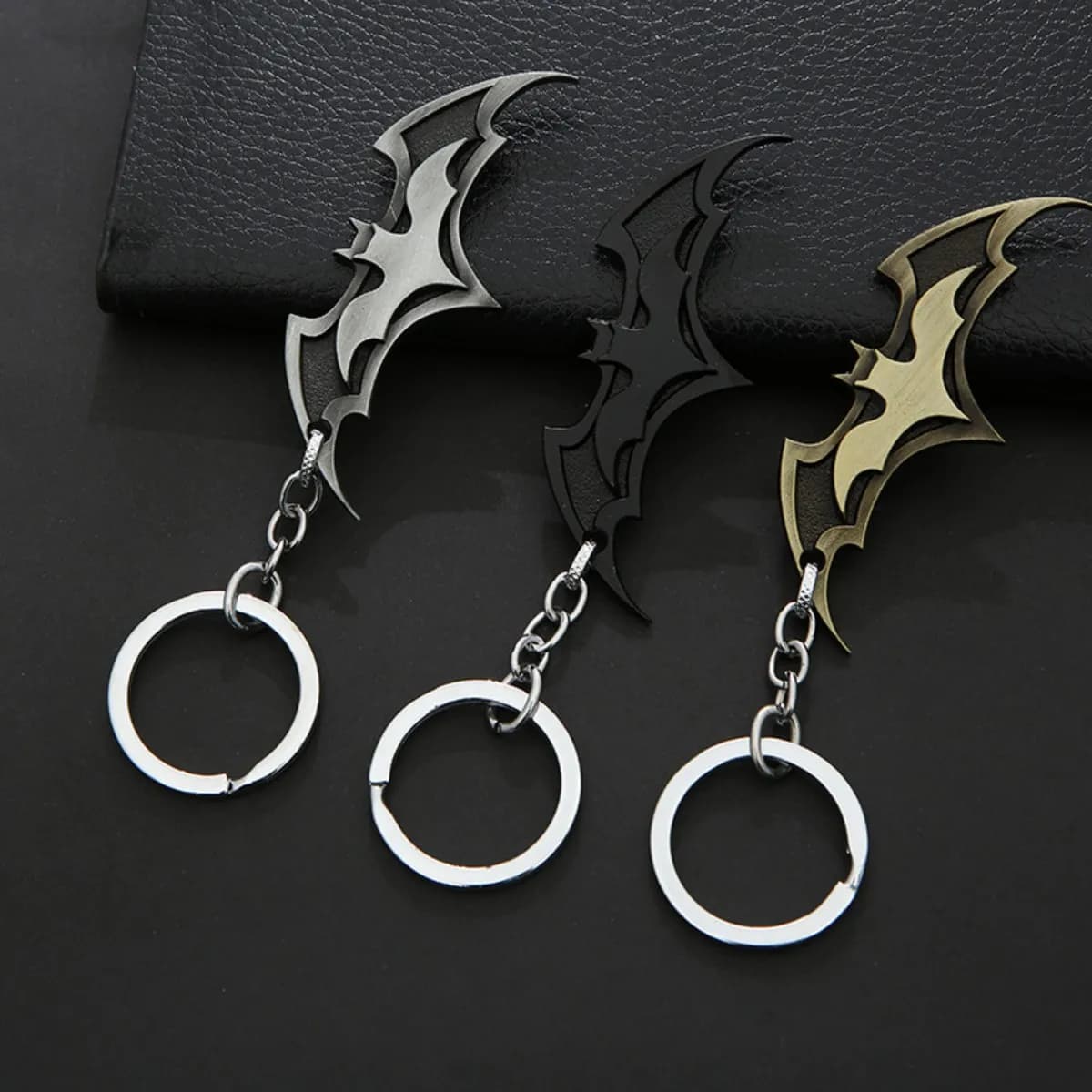 Creative Bat Keychain Unisex Bag Decoration Cartoon Theme Unique Gift for Men And Women