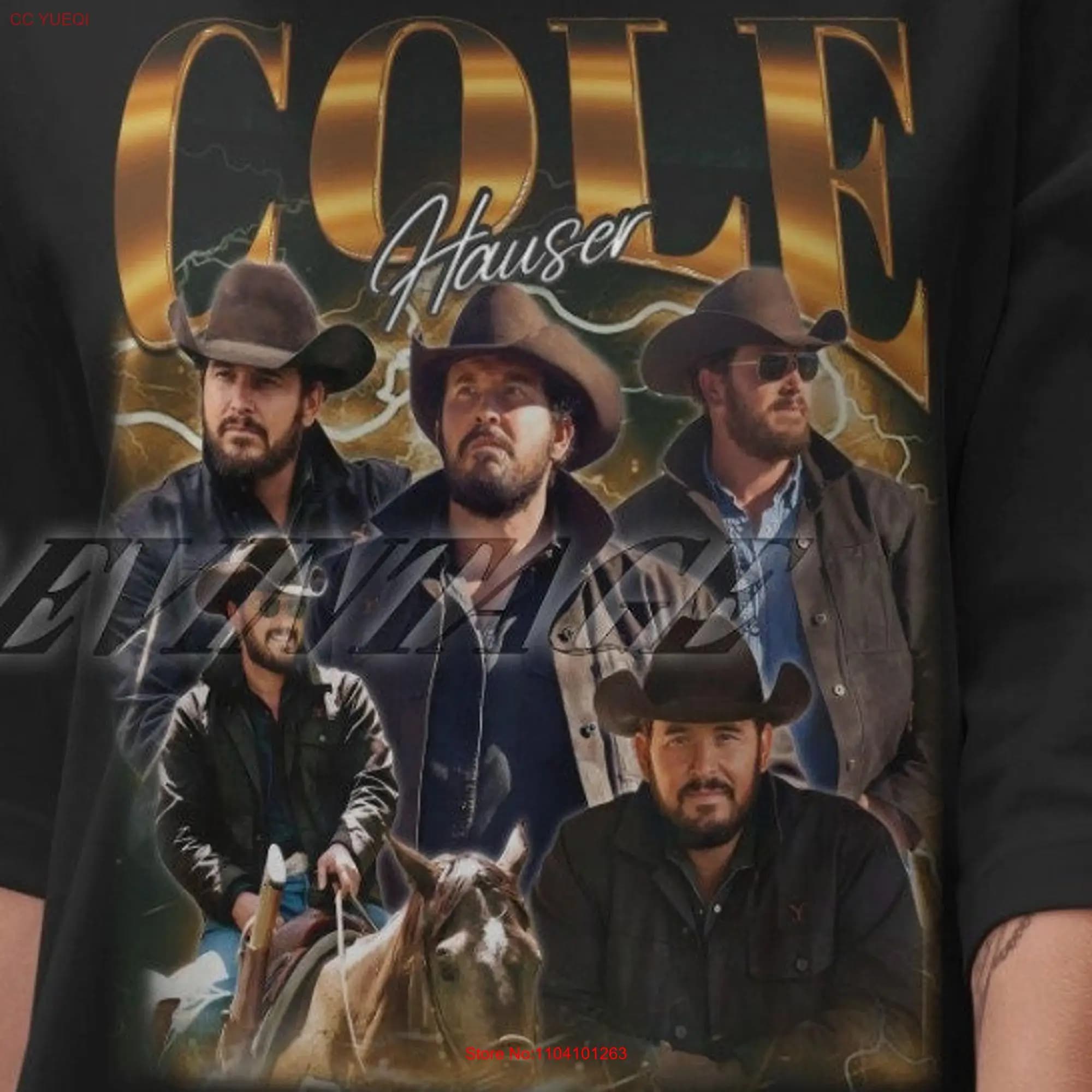 Limited Cole Hauser Vintage T Shirt Fan Homage Merch Retro 90's long or short sleeves