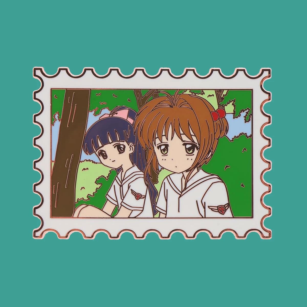 Lovely Anime Tomoyo Enamel Pins Sakura Brooches For Clothing Backpack Lapel Badges Fashion Jewelry Accessories Friends Gifts