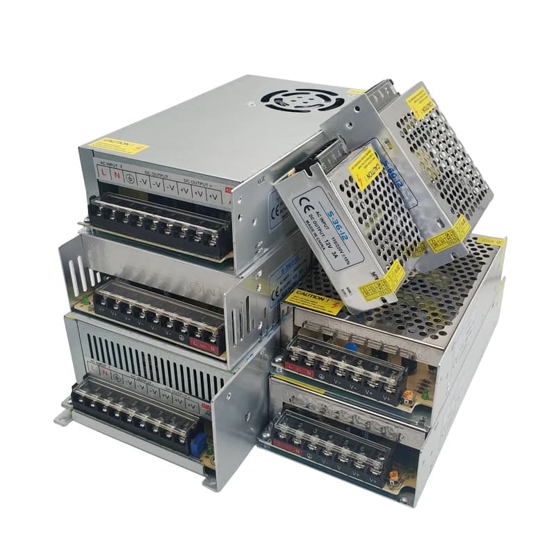 AC 220V To 12 V DC Volt Power Supply 12V 1A 2A 3A 5A 6A 8A 10A 15A 20A 30A 40A AC DC Switching Power Supply 220V To 12V AC-DC