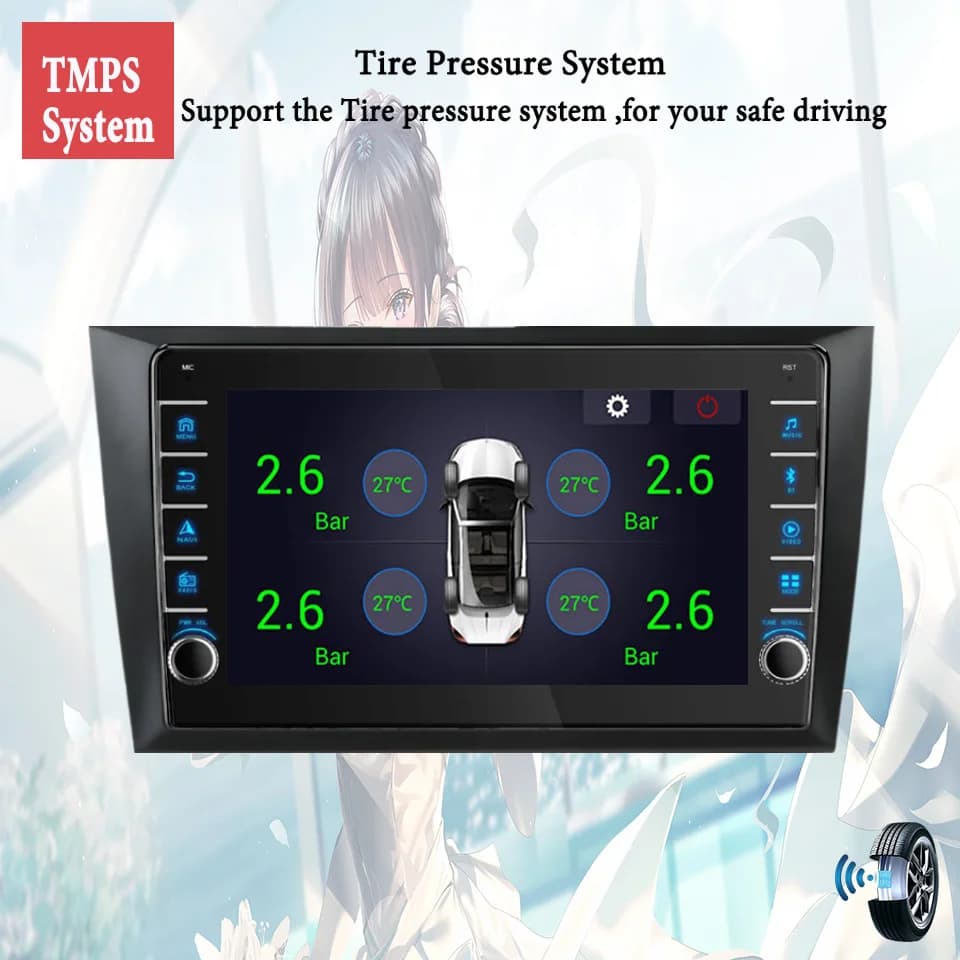 8G Ram 128GB QLED Car Radio Video Audio A/V Music DVD Player GPS Navi For Volkswagen VW Golf 2008 - 2016 Carplay Auto DSP RDS