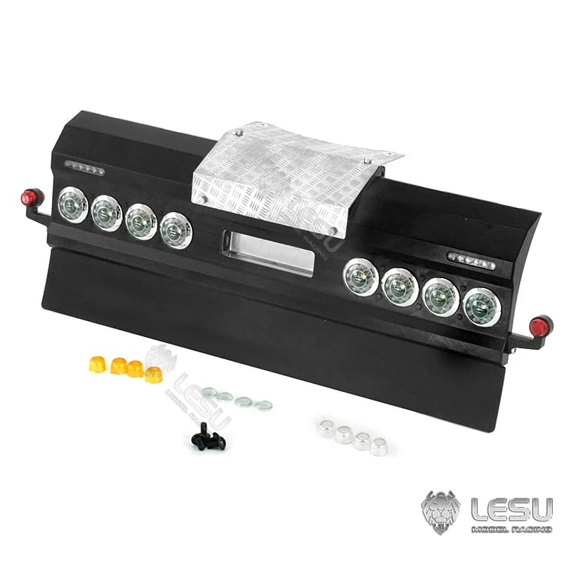 Tail square light LESU 1/14 metal toy tractor heavy tail beam tail light set S-1276-A