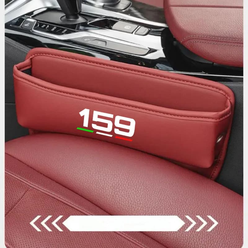 Car Seat Organizer Leather Crevice Storage Box for Alfa Romeo 159 Auto Accessories