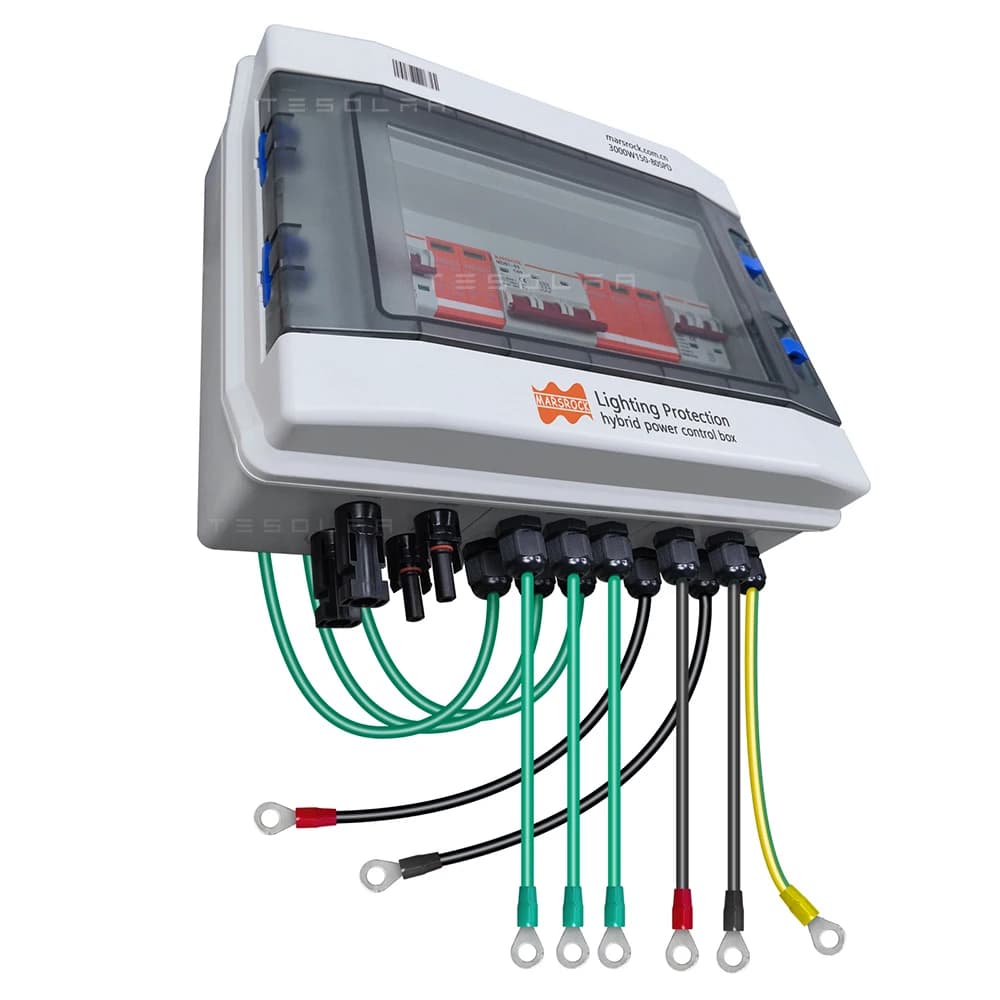 Lighting Protection Wind Solar Hybrid Power Control Box PV Dc Combiner AC Distribution Box With SPD Surge Protection Arrester