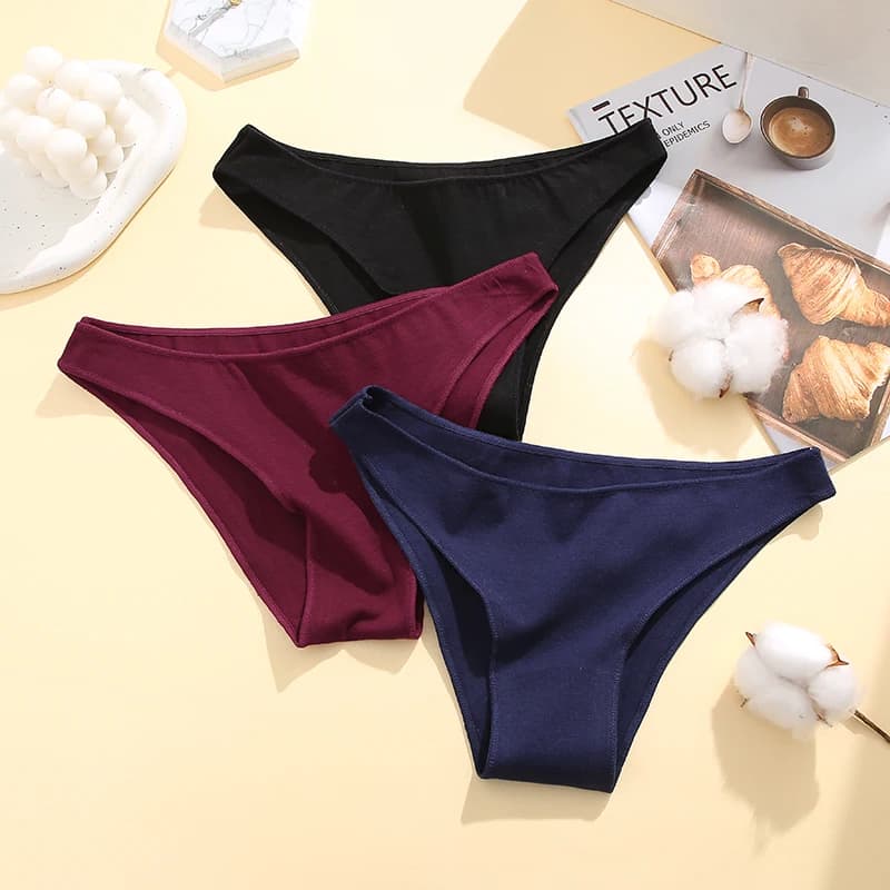 7 Colors Cotton Panty Women's Panties Sexy Underwear Ladies Briefs Comfortable Female Underpants Intimates Women Lingerie M-XXL