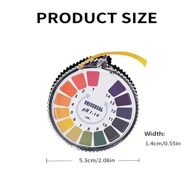 General Purpose PH 1-14 Test Paper Roll 16.4 Ft. Accurate Measurement PH Cosmetics Food Water Saliva Urine Household Laboratory