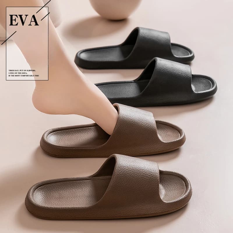 Fashion Women Slippers Flat Lightweight EVA Home Bathroom Slippers Comfort Massage Couple Indoor Slides Shower Shoes Women Shoes