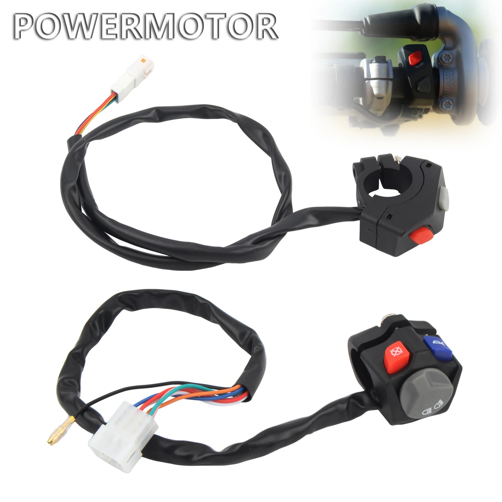 Motorcycle Switch Headlight Horn Start For KTM HUSQVARNA GAS GAS EC250-300 EC250F/350F 21-23 TE 125 14-16 TE 150 17-19 TE 250