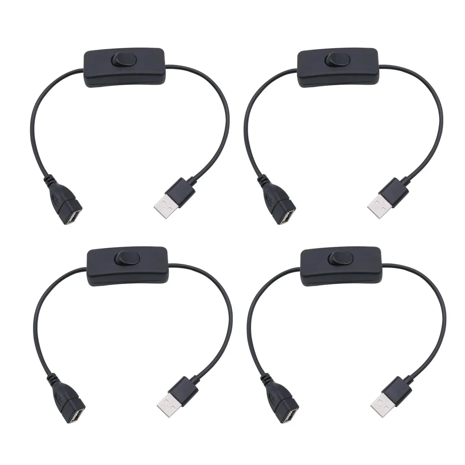 USB Cable with Switch ON/OFF Cable Extension Toggle for USB LED String USB Gadget USB Power Supply Device Tools 