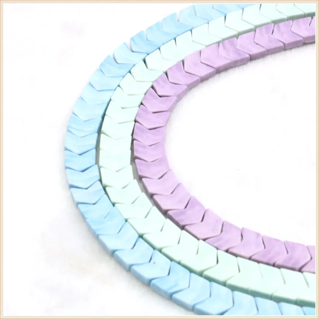 8X9mm Blue Green Purple Arrow Rainbow Stone Loose Beads Fashion Jewelry Making Design Handmade Natural DIY Women Accessories