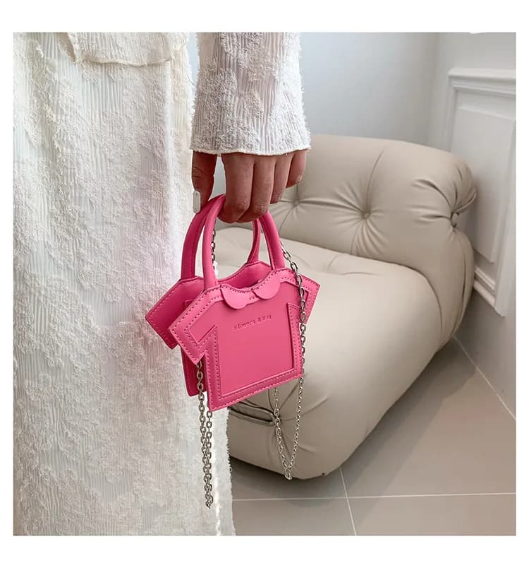 Mini Women Clothing Shape Handbag Creative Niche Lady Chain Shoulder Bag Cute Key Change Lipstick Bag Luxury Designer Kid Purse