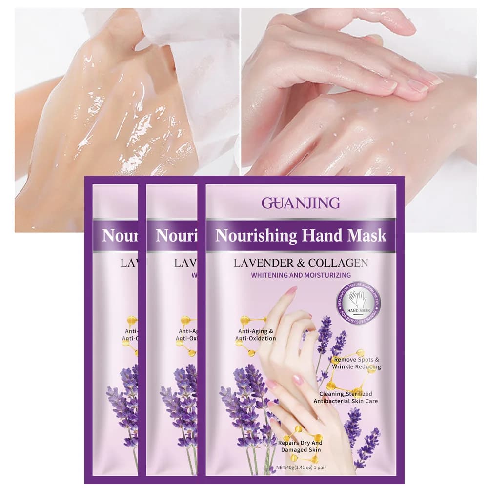 Hand Lavender Collagen Hand Mask Hand Care Brightening and Rejuvenating Hand Mask