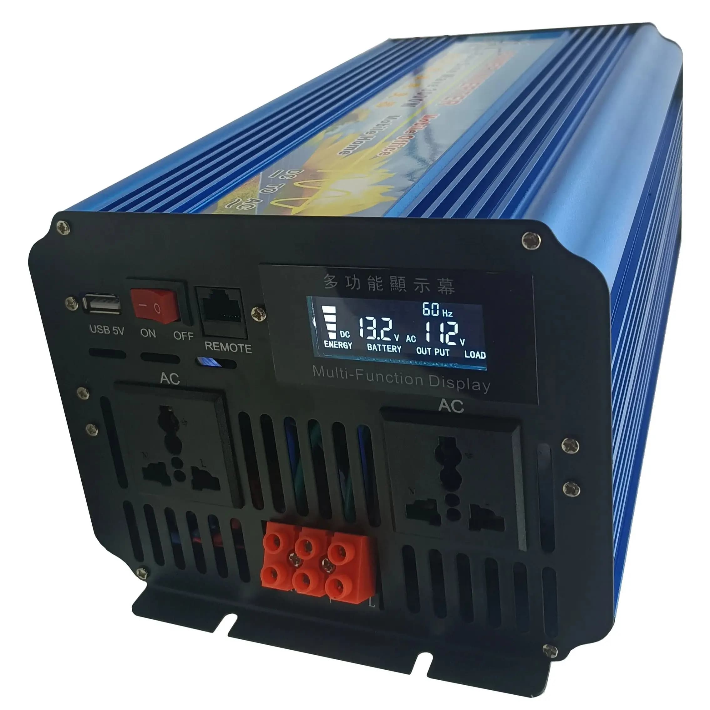 Pure Sine Wave Solar Inverter 3000W DC 36V to AC 220V 60HZ Transformer