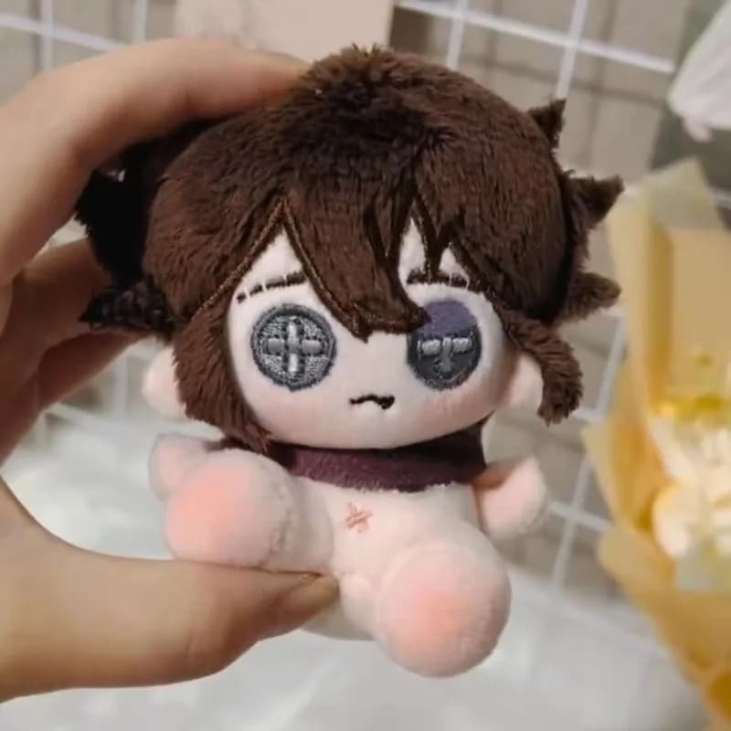 10CM Game Anime Identity V Cosplay Survivors Prisoner Embalmer Composer Hermit Seer Soft Plush Adorable Pendant Key Chain Gifts