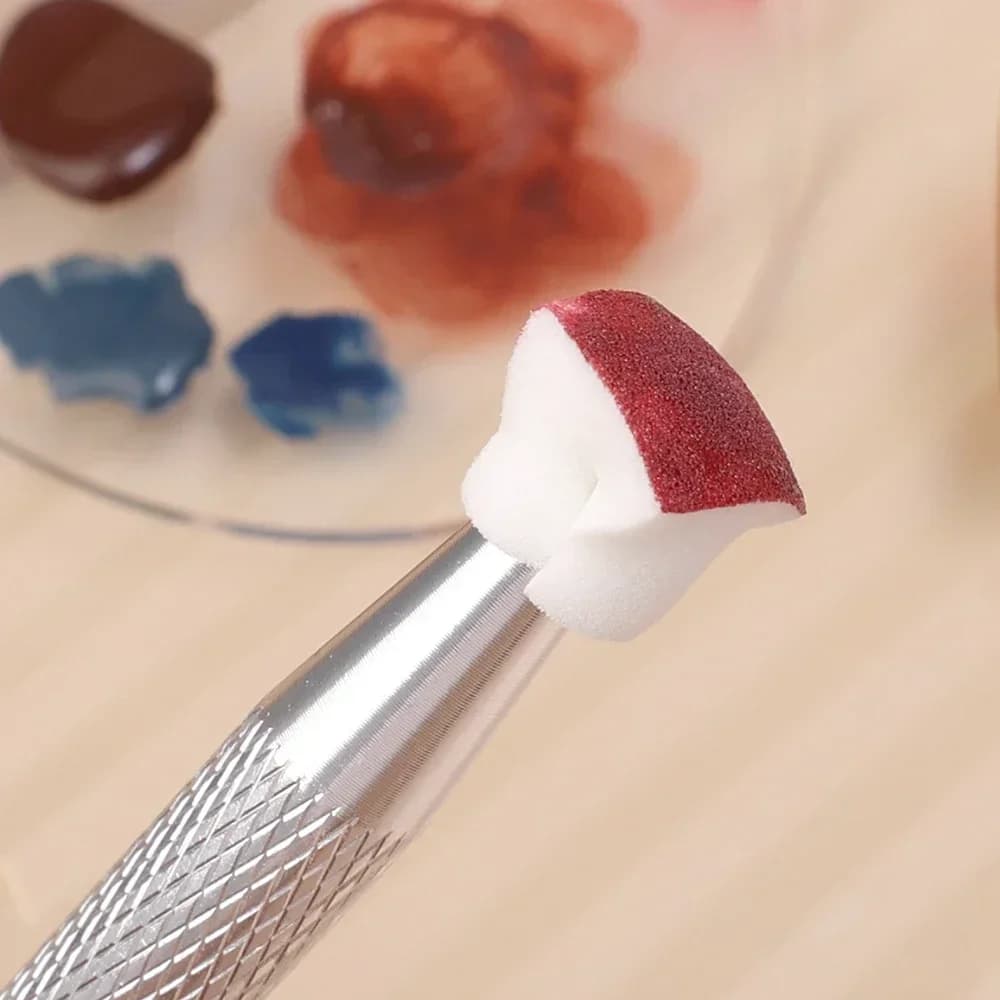 Nail Art Sponge Soft Sponges Gradient Nail Art Stamper Tools Color Fade Manicure DIY Creative Nail Sponge Gripper Tool