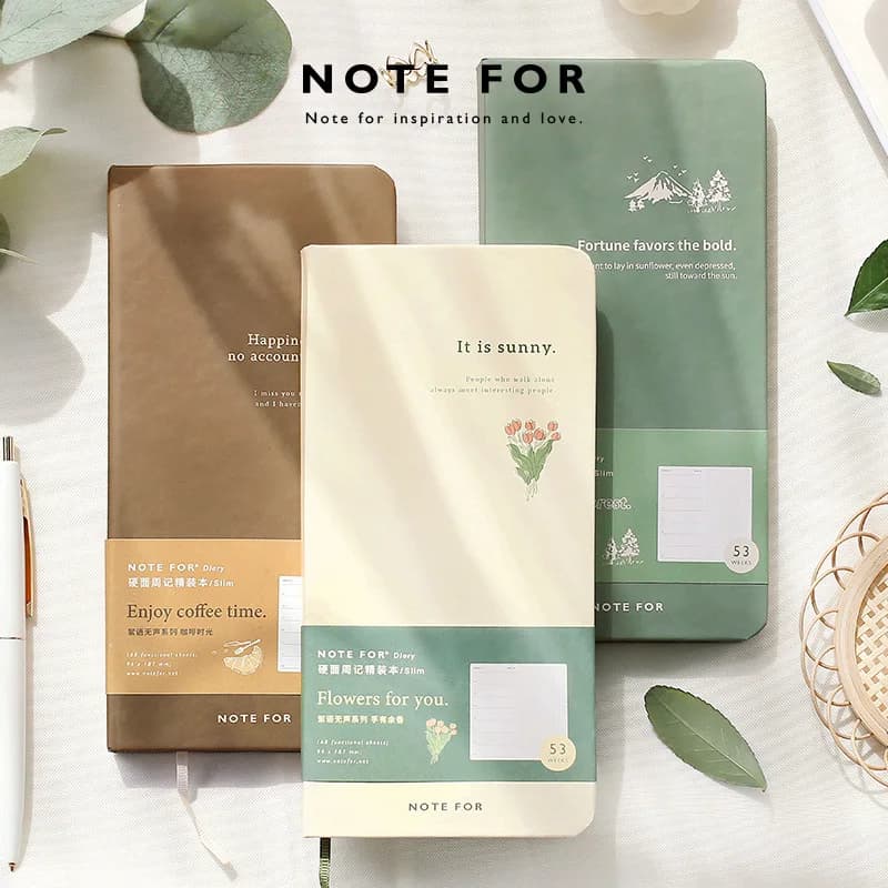 Weekly Record Book Retro Slim Weekly Plan Book Notepad Cute Notebook Planner Office & School Supplies Note Book