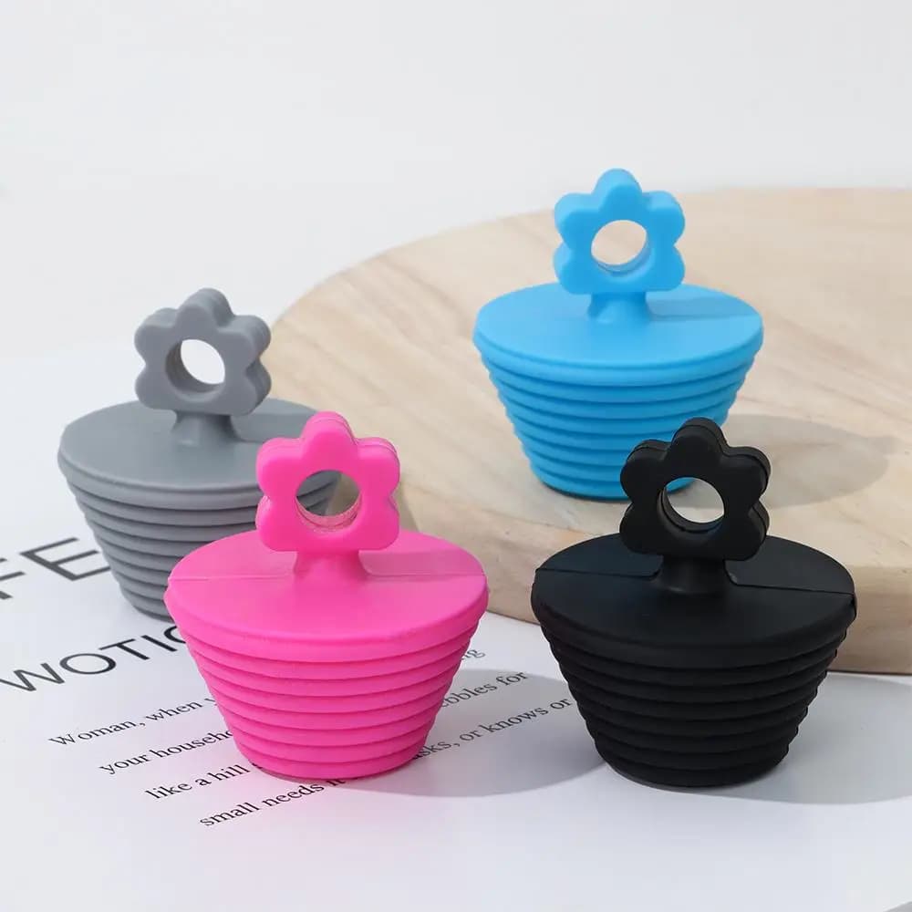 Silicone Drain Stopper Universal Bathtub Plug Shower Bath Tub Sink Drains Replacement Bathroom Accessories