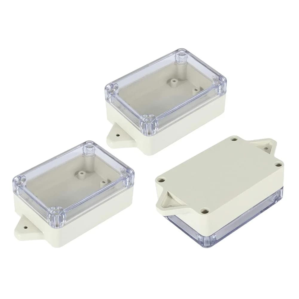 83X58X33mm ABS Waterproof Junction Box With Clear Cover For Both Indoor And Outdoor Electrical Communication Applications