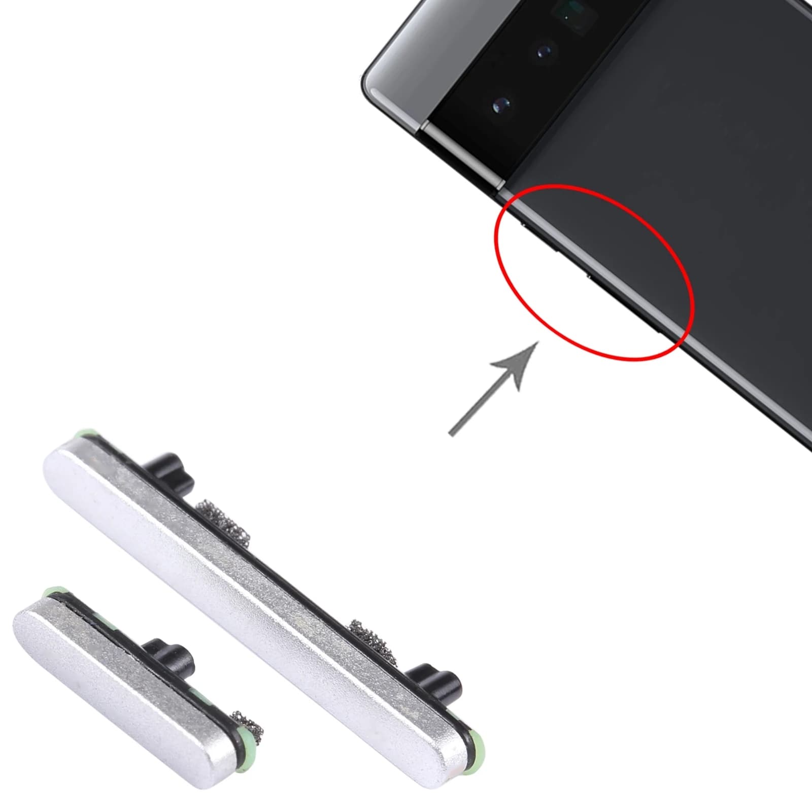 For Google Pixel 6 Pro Power Button + Volume Button Control Button Side Keys Spare Parts Switch Flex Cable