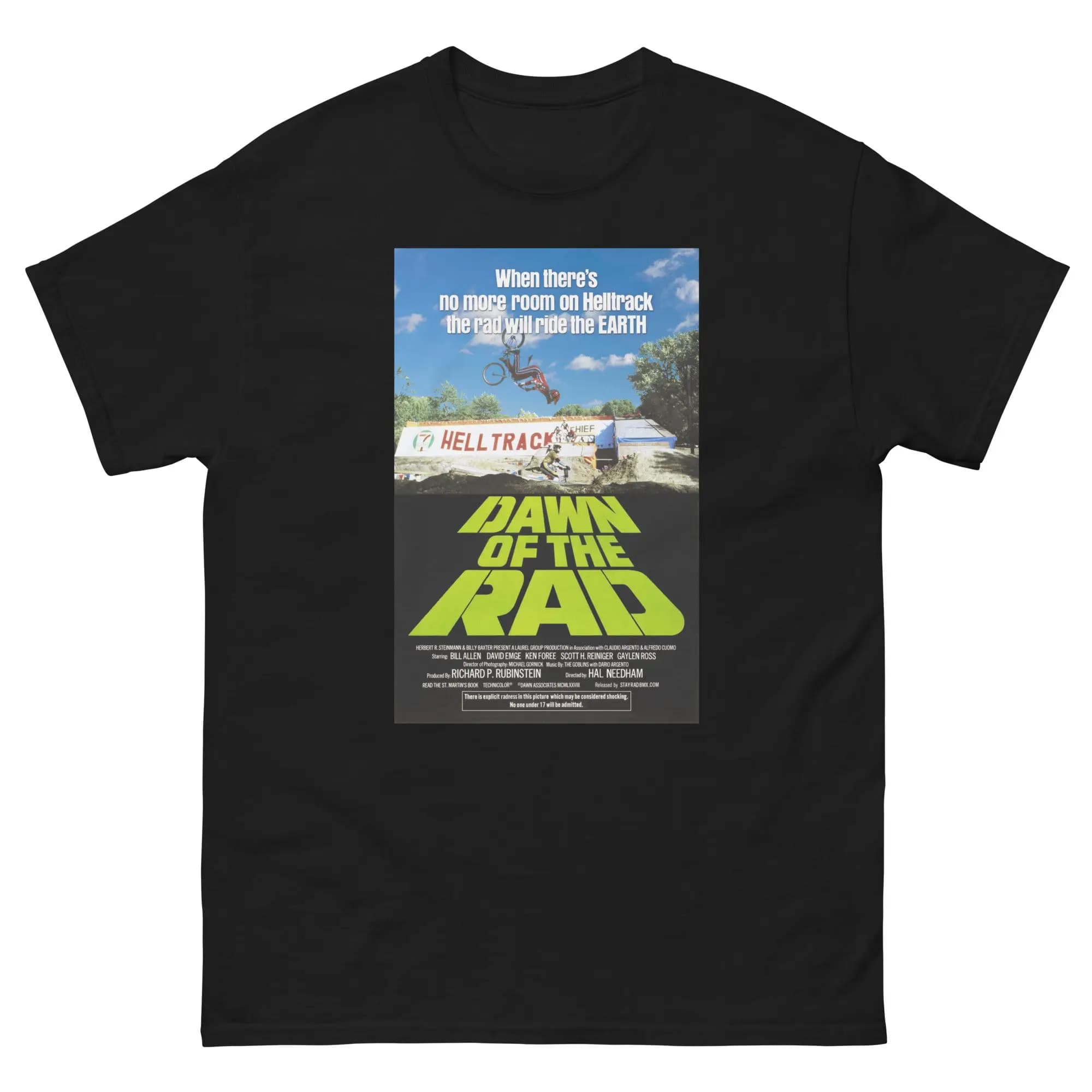 Bmx Dawn Of The Rad Movie Poster T Shirt