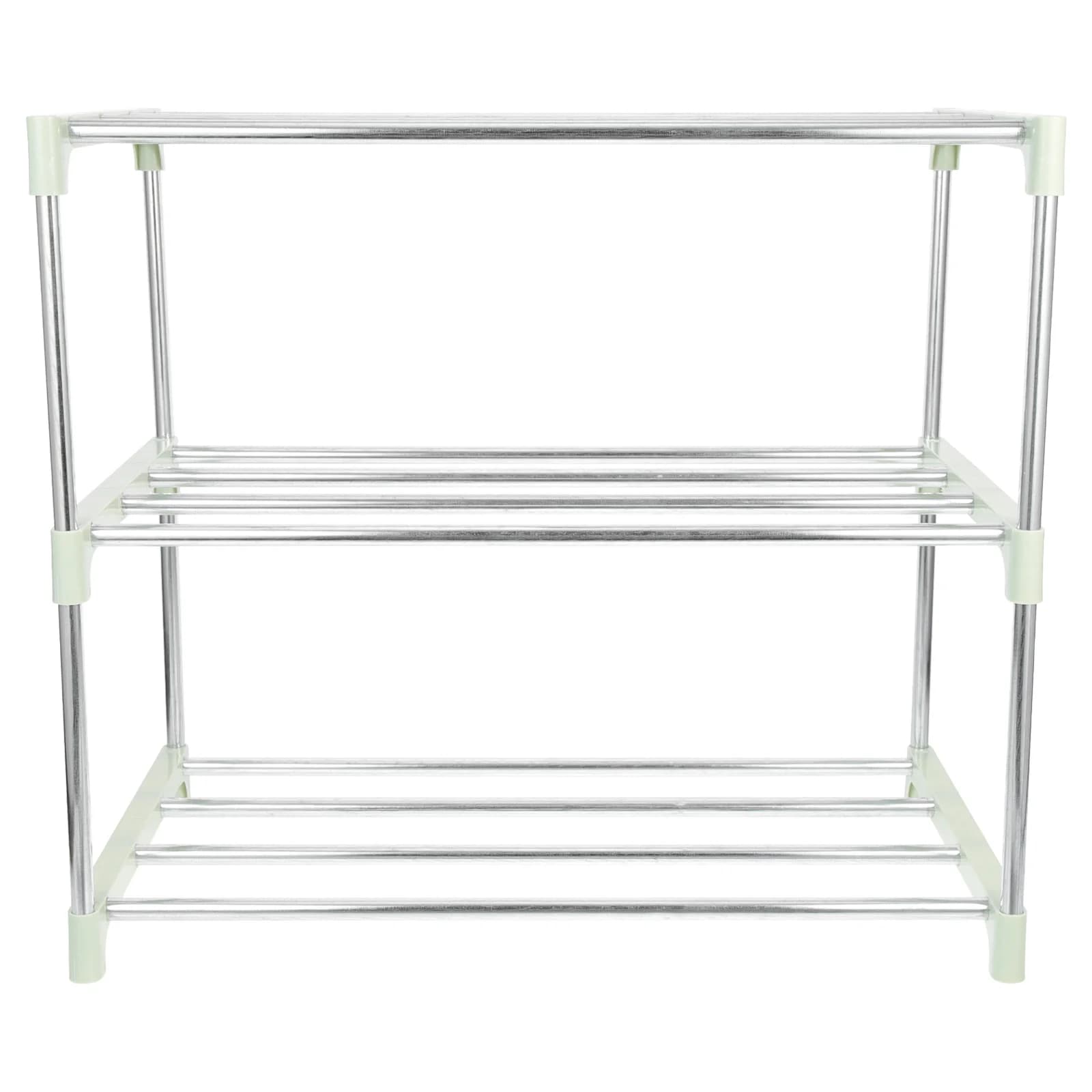 Stainless Steel Shoe Rack Multi Layer Shoes ganizer 3 Tier Shoe Shelf Sneaker Holder Metal Shoe Stand Entryway Shoe Cabinet