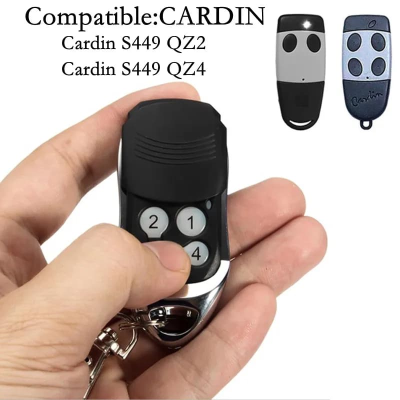 CARDIN S449 QZ2 QZ4 433MHz Garage Remote Control Rolling Code CARDIN Gate Door Opener Cloing 433.92mhz New
