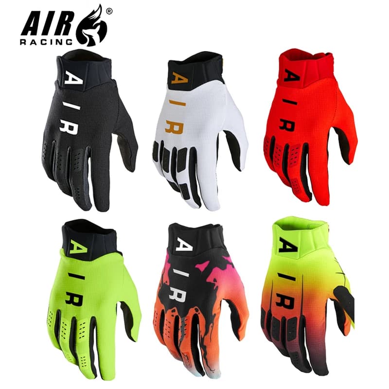 AIR 6 Colors Men Motorcycle Gloves Touch Screen Mountain Bike Mtb Gloves Full Finger Motocross Racing Protective Gloves