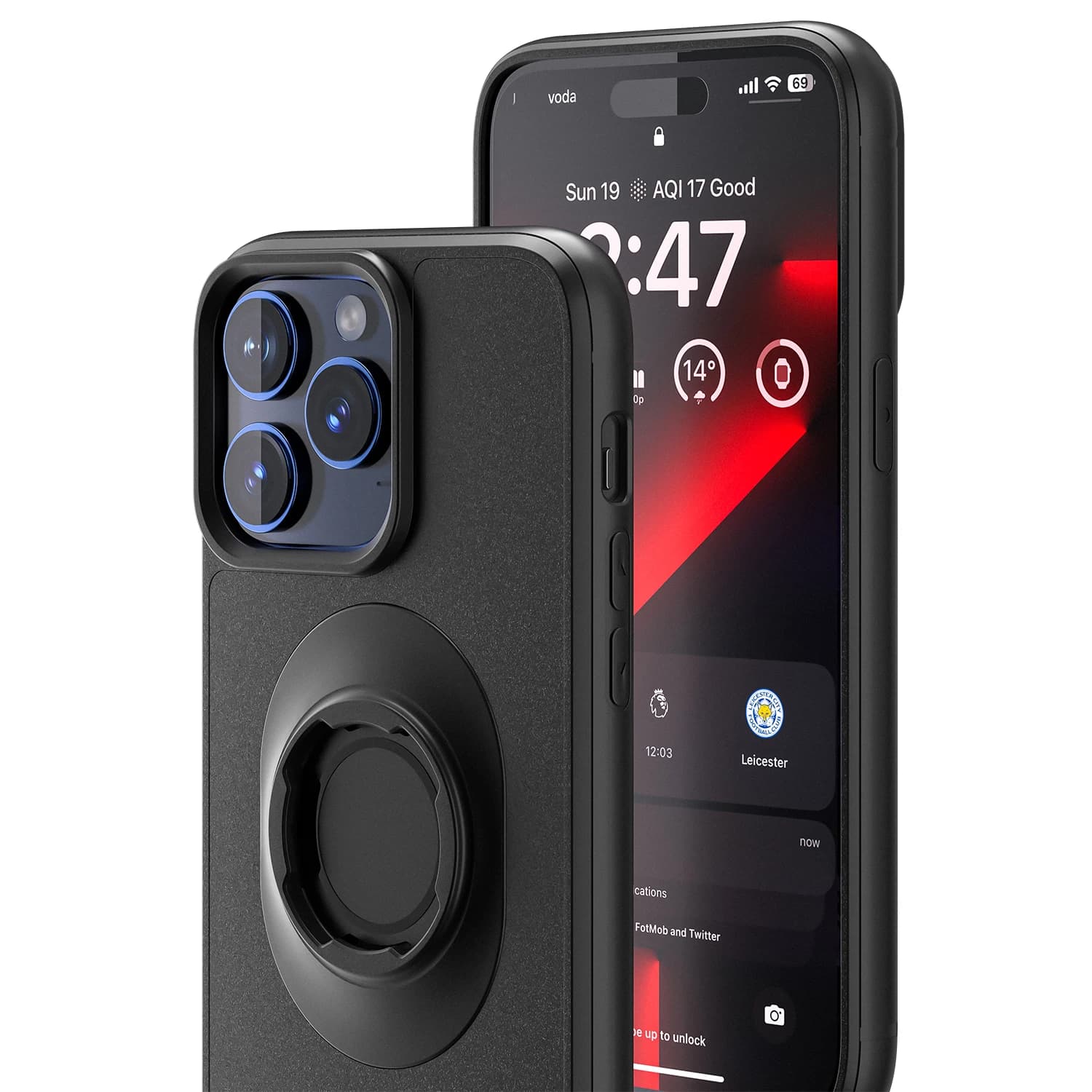 Cycling Holder Case For iPhone 17 16 15 14 13 12 11 8 X Pro Max Plus SE Mini Lock-in Design Cover Fit Quad-style Bike/Moto Mount