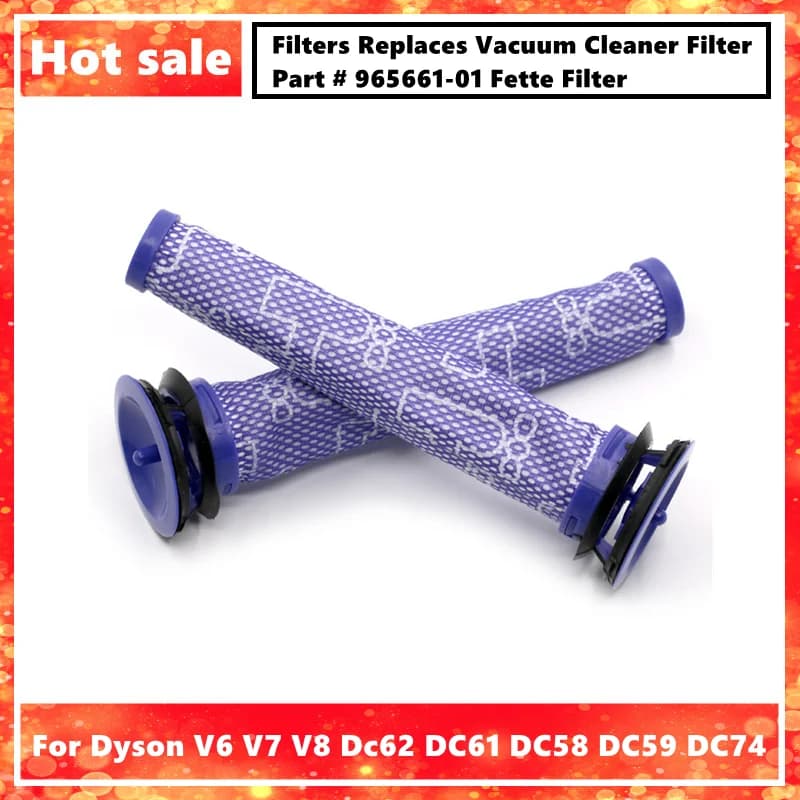 1 PCS Filters Replaces for Dyson V6 V7 V8 Dc62 DC61 DC58 DC59 DC74 Vacuum Cleaner Filter Part # 965661-01 Fette Filter