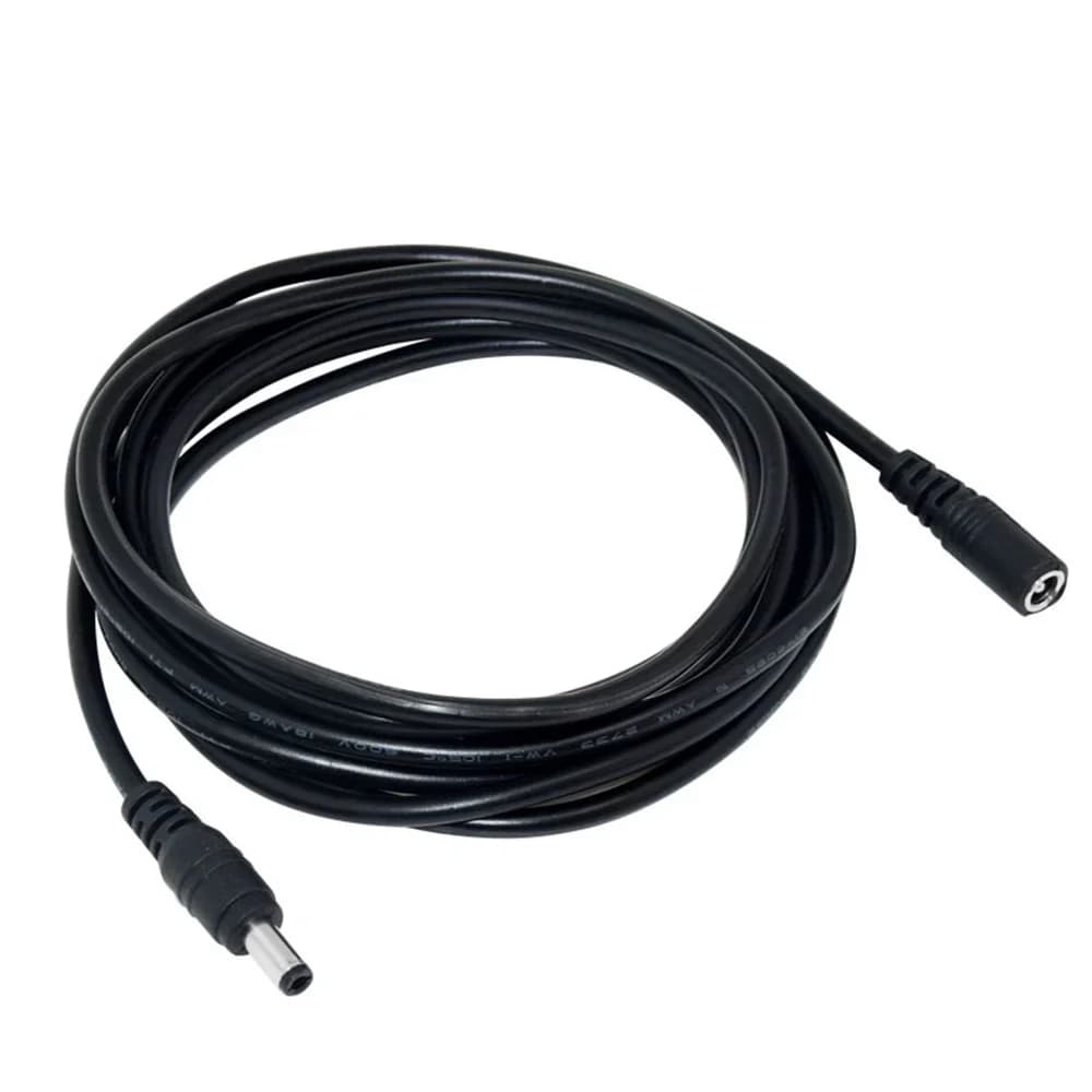 DC 12V Power Adapter Extension Cable 3/5/10/30M 5.5 * 2.1mm Male Female Power Cord Extend Wire Cable For CCTV Camera Router 