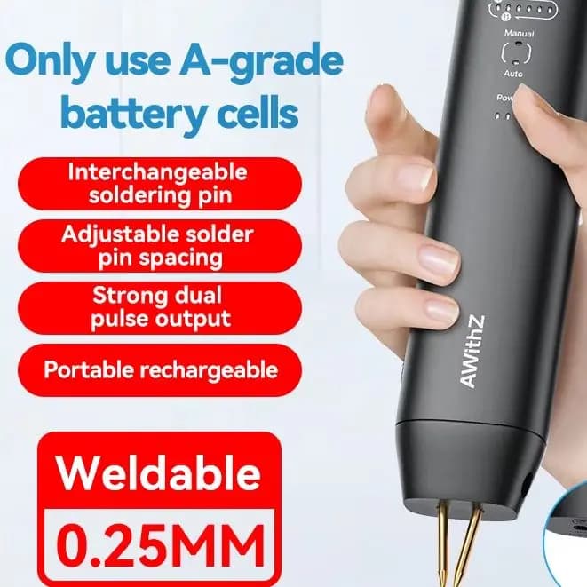 Portable Spot Welder DIY Handheld Spot Welding Machine 11 Gears Adjustable Energy Storage Spot Welding