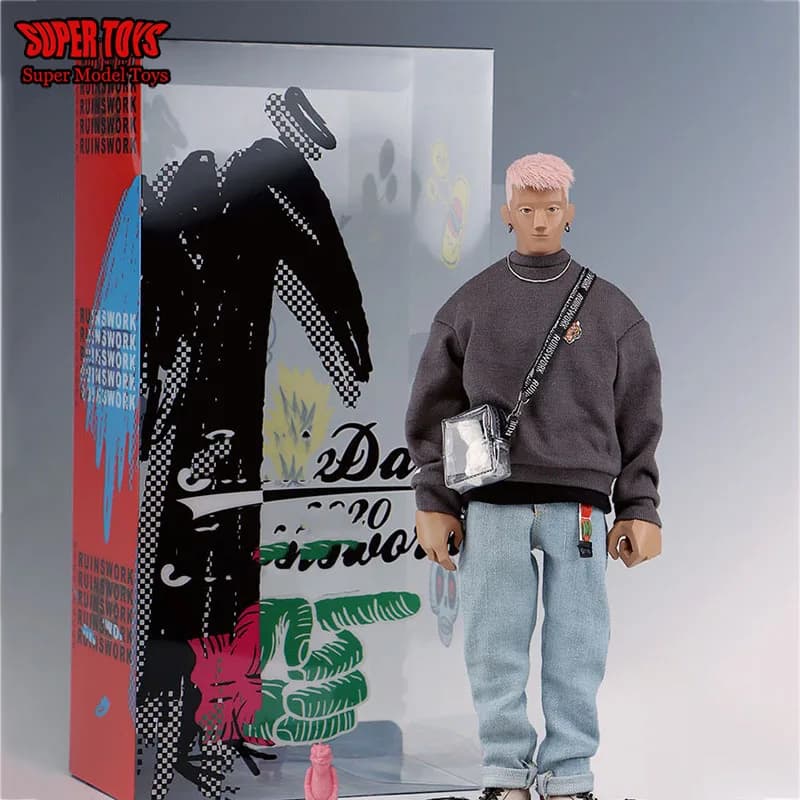 Original In Stock 1/6 Scale Full Set Trend Doll Ruinswork JACKDAW Male Solider Action Figure Model 12 Inches Collectable Toys