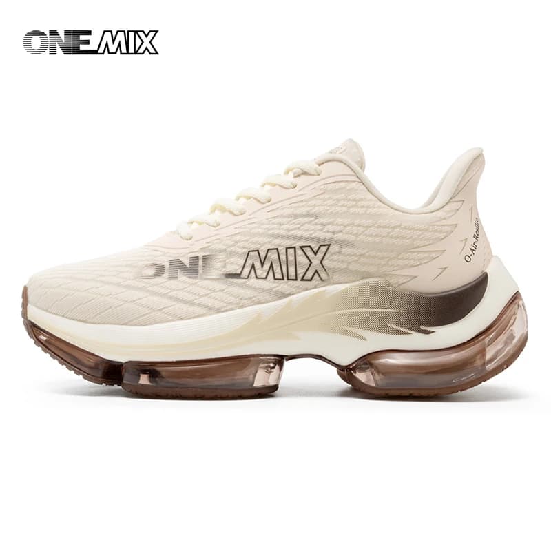 ONEMIX 2025 New Marathon Menbreathable Non-Slip Shock-Absorbing Pair Shoes Women Jump Rrope Sneakers Air Cushioned Running Shoes