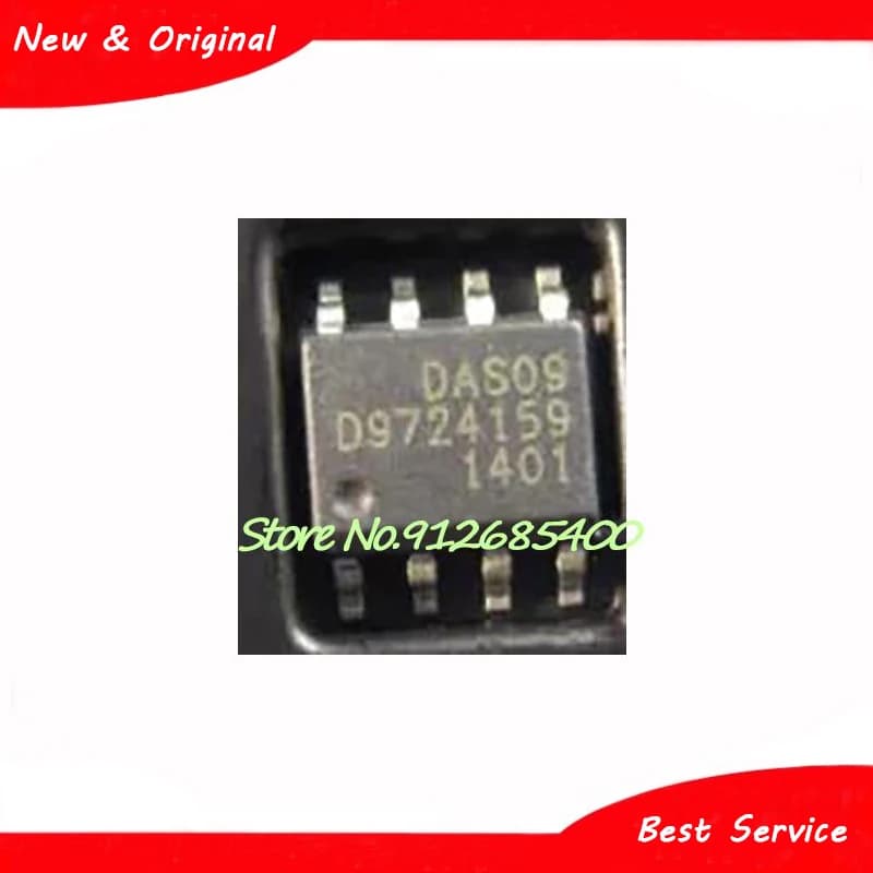 10 Pcs/Lot DAS09 DAS09-LF-Z SOP8 New and Original In Stock