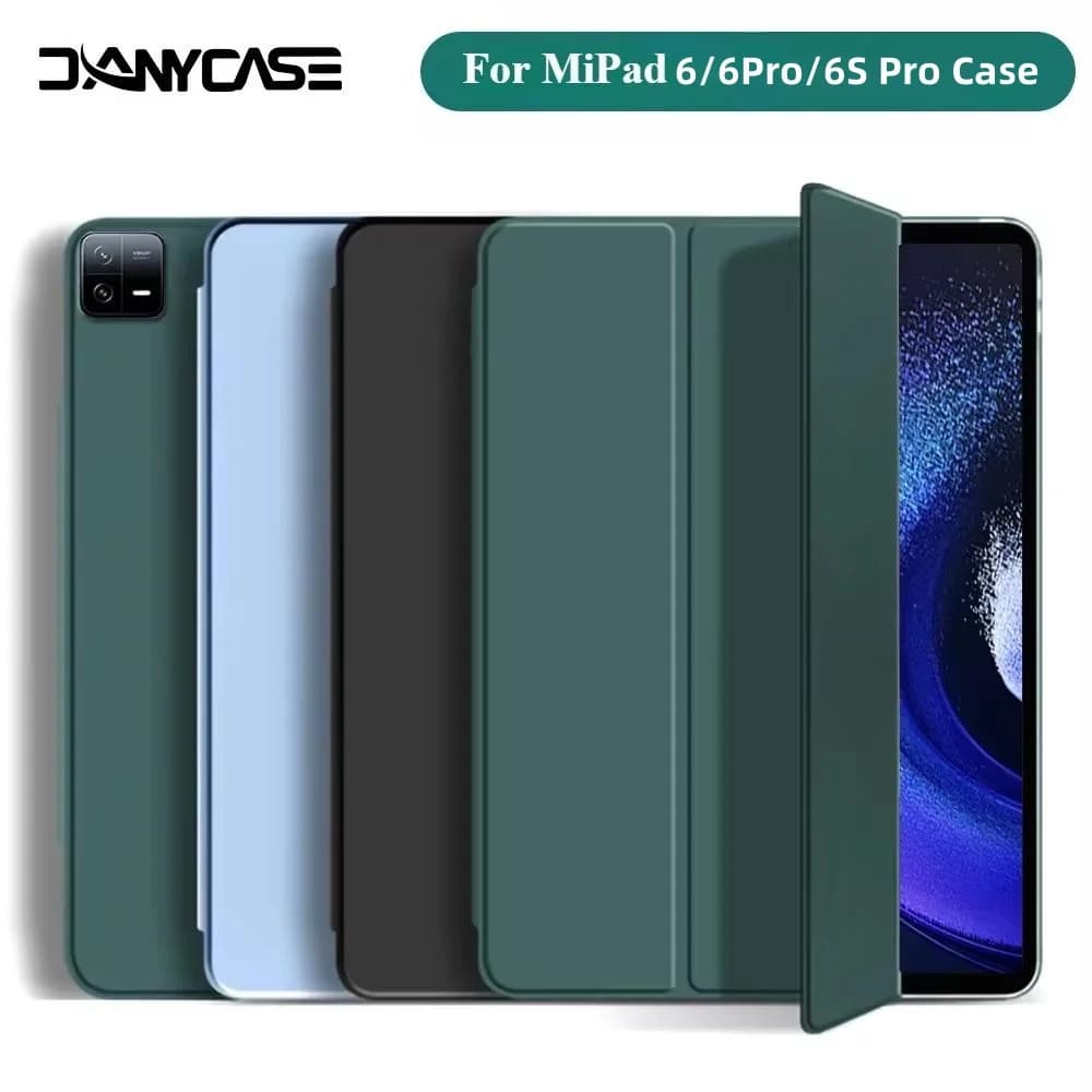 Tablet Case For MiPad 6S Pro 12.4in Support Magnetic Charging Auto Wake up For Xiaomi Pad 6/6Pro Cover Funda Tablet Accessories