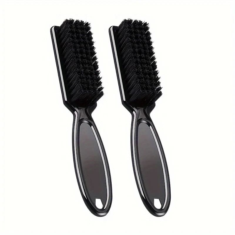 Barber Neck Duster Brush Sets Plastic Handle Hairdressing Soft Hair Cleaning Brush Head Shape Carving Cleaning Brush