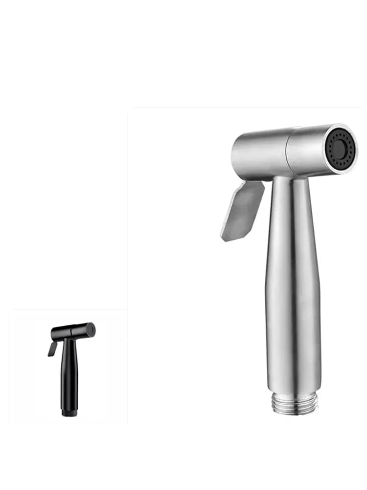 Bathroom Stainless Steel Faucet Spray Handheld Toilet Bidet Faucet Stainless Steel Hand Bidet Sprayers Brushed Water Sprayer