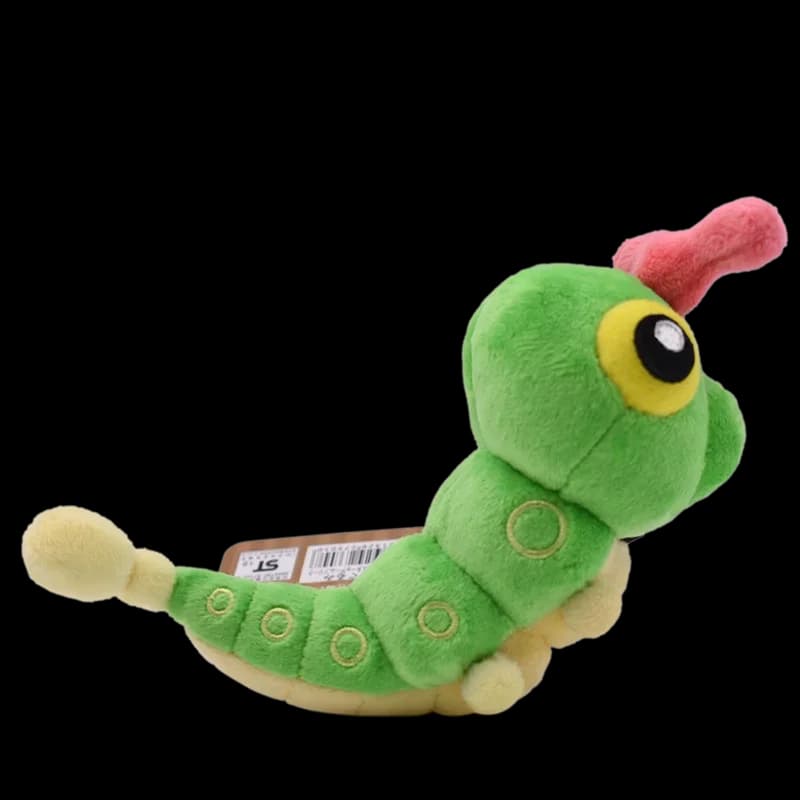 Caterpillar Green Plush Toy,Stuffed Animal, All Star Collection Birthday Kids Boys Girl Gift Decor 5 Inch